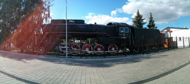 Памятник паровозу Л-0801