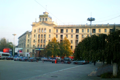 вид на отель Chisinau
