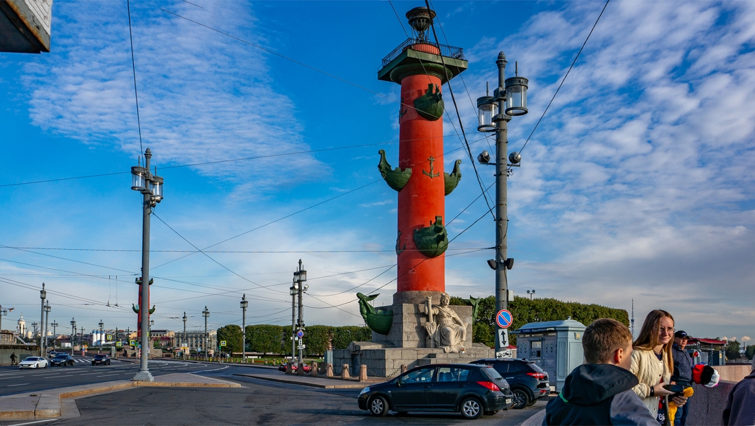 Ростральные колонны, Санкт-петербург, Россия. ( 23.03.2026 )