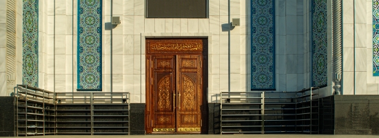 Мечеть «Миромон ата» в Туркестане, Казахстан, Азия.