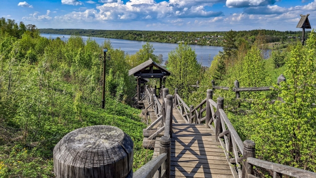 Соборная гора, Плёс, Россия.