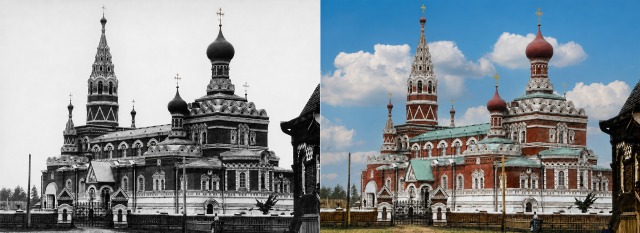 Цветовая реконструкция, Георгиевский собор
